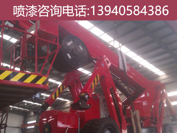 沈陽工程車輛噴漆關于泵車噴漆細節